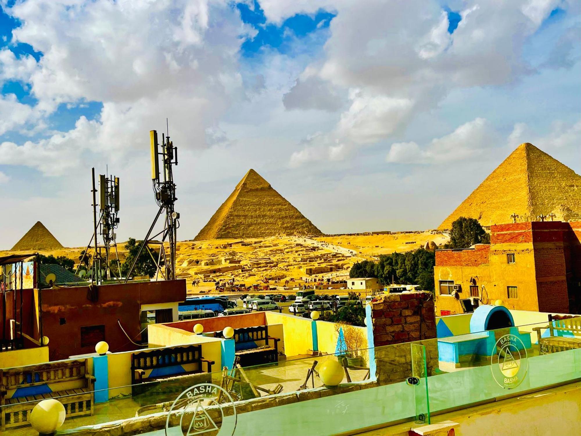 Kafret el-Gabal Basha Pyramids Inn מראה חיצוני תמונה